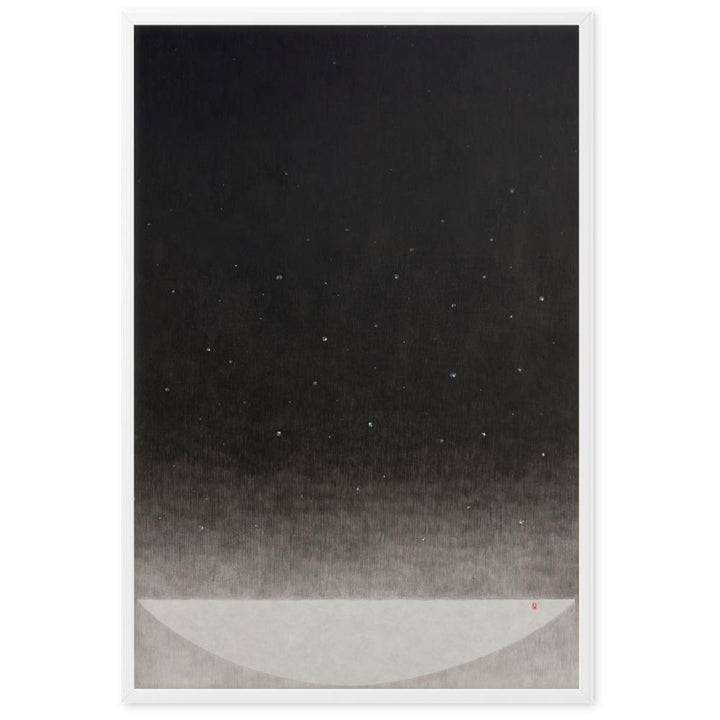 Füllung mit Licht 14 - Poster im Rahmen Eunhee No Weiß / 61×91 cm artlia