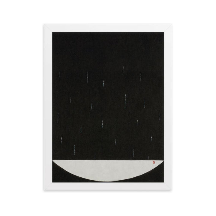 Füllung mit Licht 15 - Poster im Rahmen Eunhee No Weiß / 30×40 cm artlia