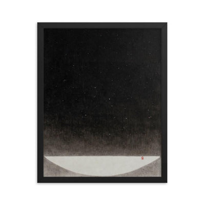 Füllung mit Licht 16 - Poster im Rahmen Eunhee No Schwarz / 41x51 cm artlia