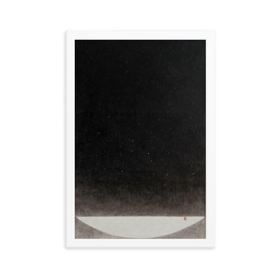 Füllung mit Licht 16 - Poster im Rahmen Eunhee No Weiß / 30x45 cm artlia
