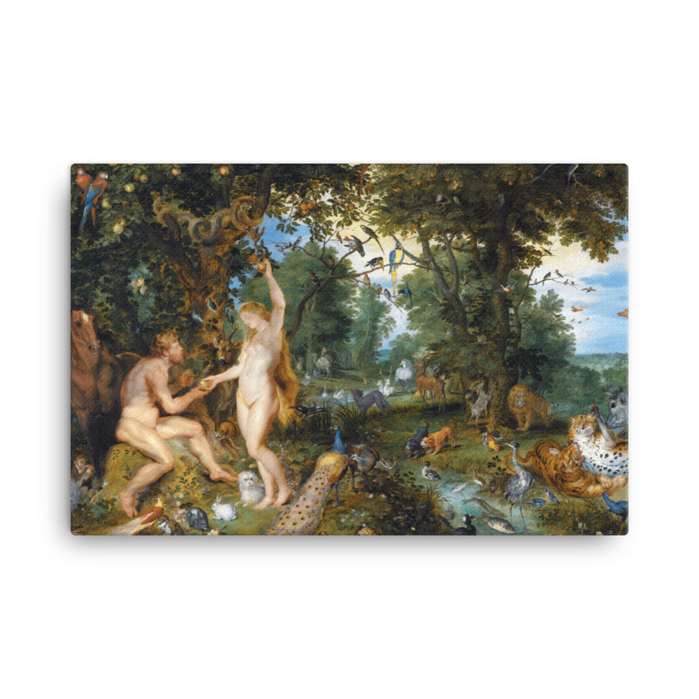 Garden of Eden - Leinwand Peter Paul Rubens 61x91 cm / ohne Rahmen artlia