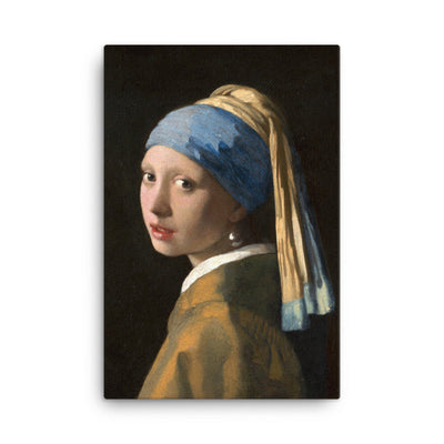 Girl with a Pearl Earring - Leinwand Johannes Vermeer 61x91 cm artlia