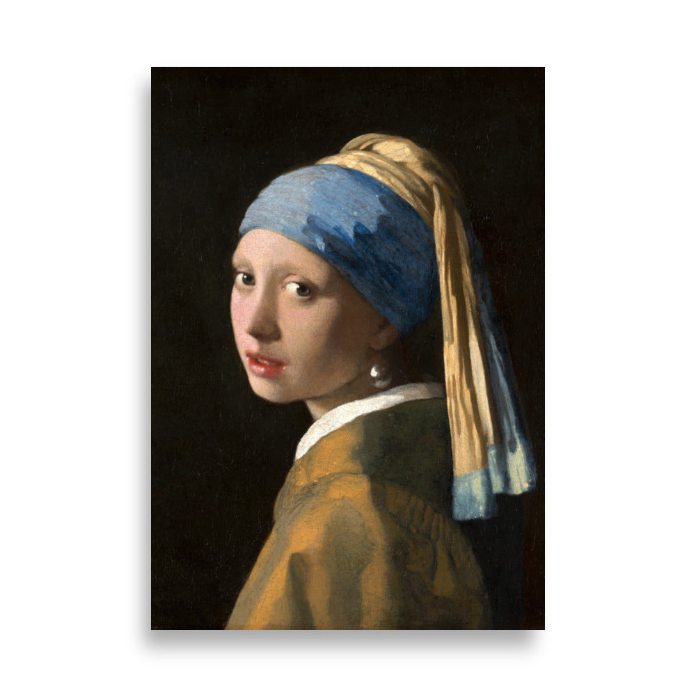 Girl with a Pearl Earring - Poster Johannes Vermeer 21×30 cm artlia