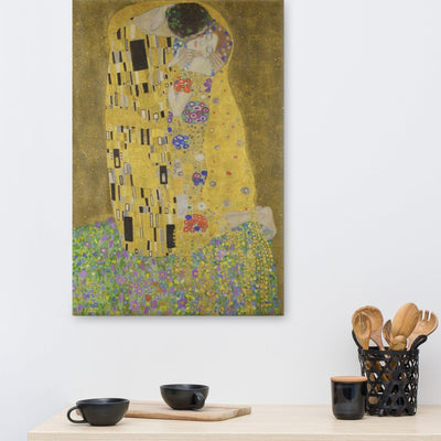 Gustav Klimt, Der Kuss - Leinwand Gustav Klimt artlia