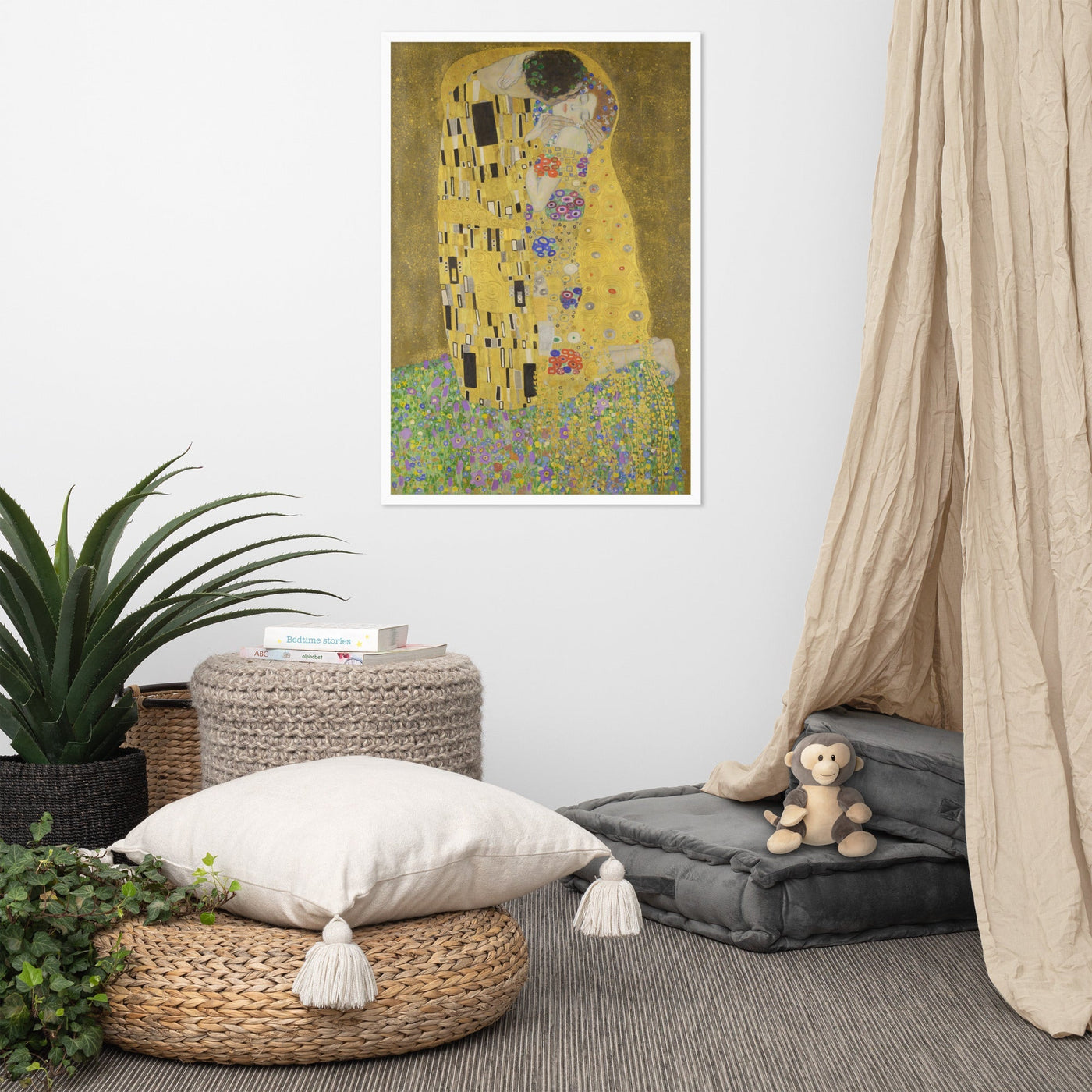 Gustav Klimt, Der Kuss - Poster Gustav Klimt artlia