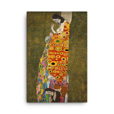 Gustav Klimt, Hope II - Leinwand Gustav Klimt 61x91 cm artlia