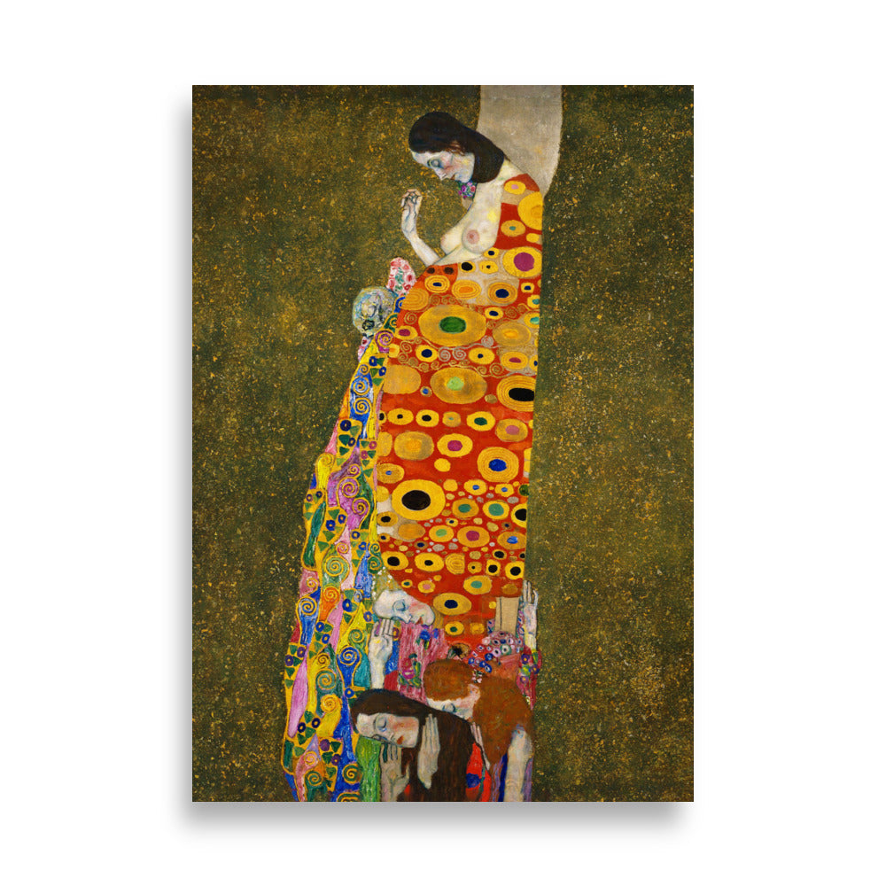 Gustav Klimt, Hope II - Poster Gustav Klimt 21×30 cm artlia