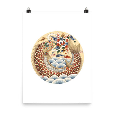 Karpfen wird Drache - Poster Misun Kim 30x41 cm artlia