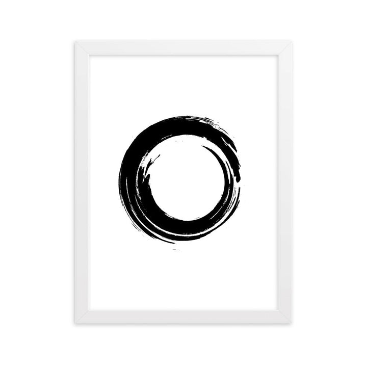 Koreanische Kaligraphie 0 - Poster im Rahmen artlia Weiß / 30×40 cm artlia