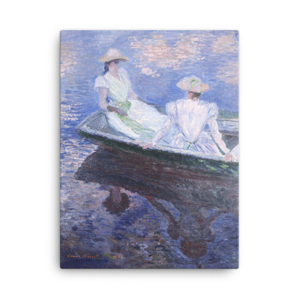 Leinwand - Claude Monet, On the Boat Claude Monet 30x41 cm artlia