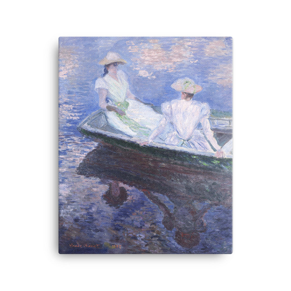 Leinwand - Claude Monet, On the Boat Claude Monet 41x51 cm artlia