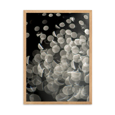 Lichtblasen - Poster im Rahmen Kuratoren von artlia Oak / 50×70 cm artlia
