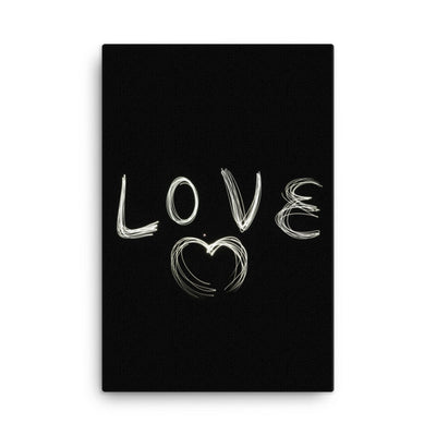 Love with Heart - Leinwand Kuratoren von artlia 61x91 cm artlia