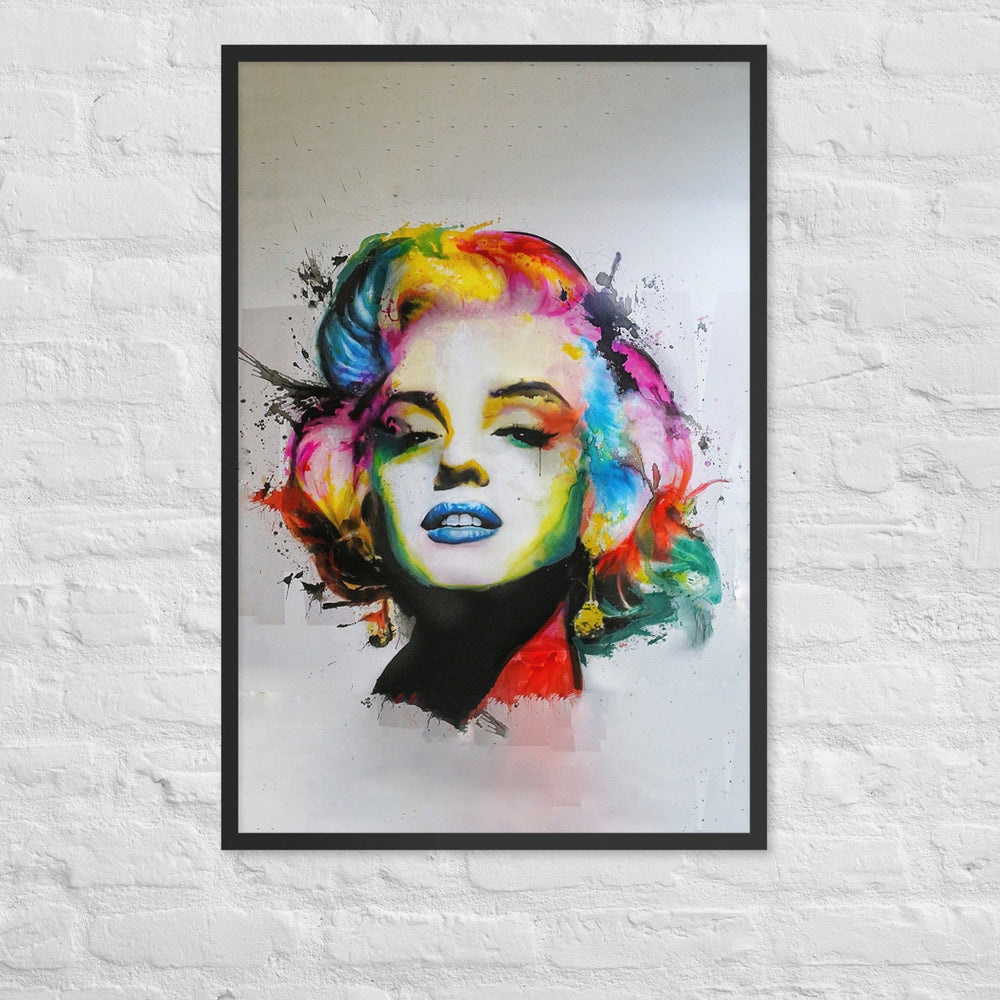 Marilyn Monroe Pop Art - Poster im Rahmen Kuratoren von artlia artlia
