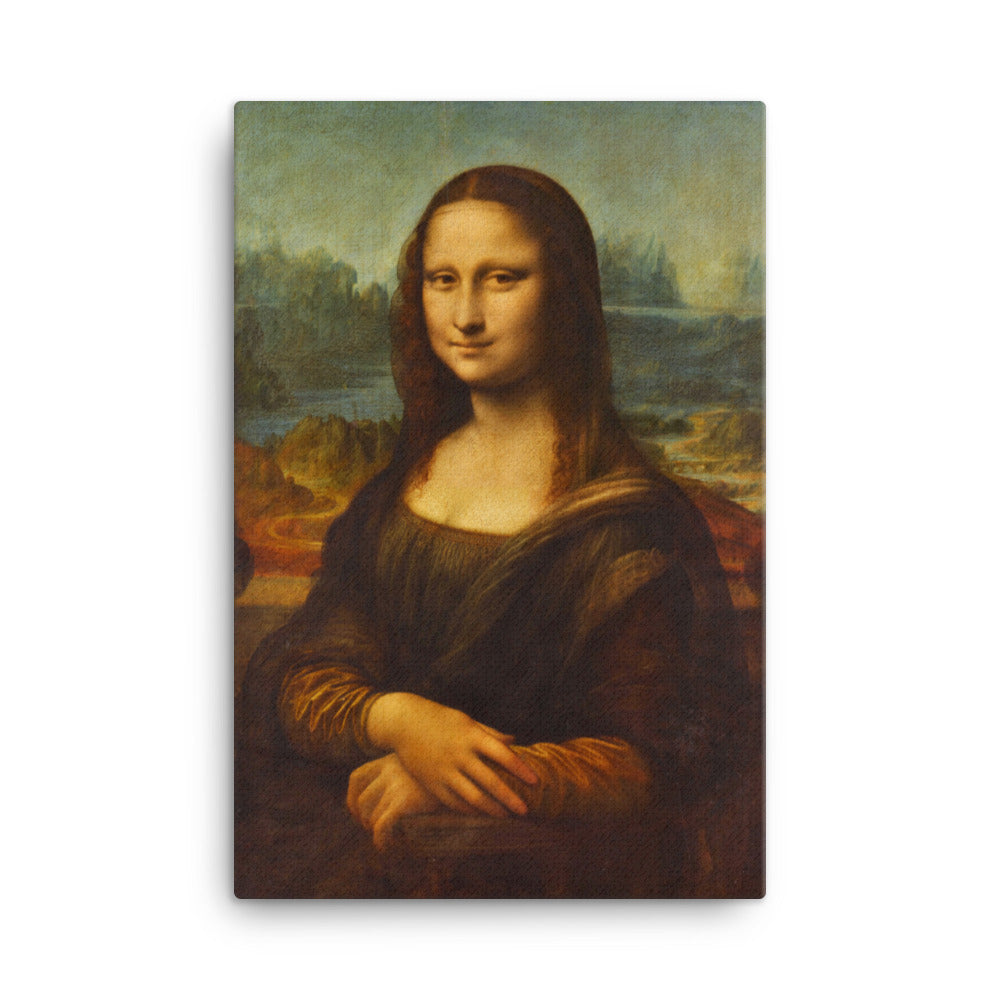 Mona Lisa, Leonardo da Vinci - Leinwand Leonardo da Vinci 61x91 cm artlia