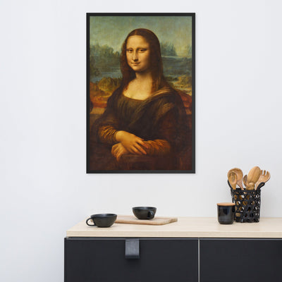 Mona Lisa - Poster im Rahmen Leonardo da Vinci artlia