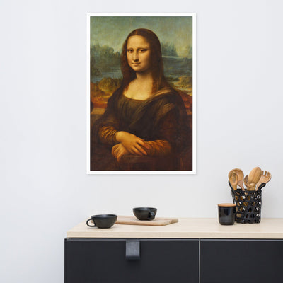 Mona Lisa - Poster im Rahmen Leonardo da Vinci artlia