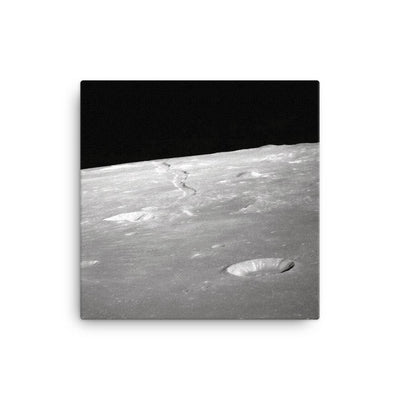 Moon Surface - Leinwand NASA 30x30 cm artlia