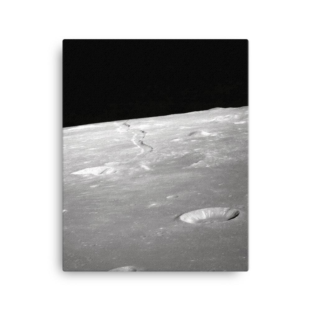 Moon Surface - Leinwand NASA 41x51 cm artlia