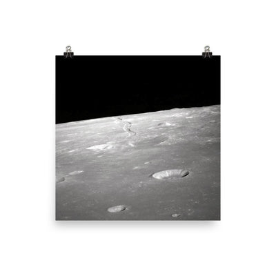 Moon Surface - Poster NASA 25x25 cm artlia