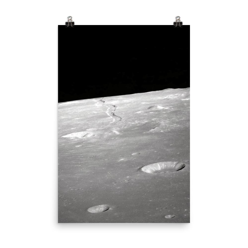 Moon Surface - Poster NASA 30x46 cm artlia