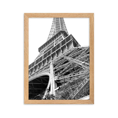 Paris Eiffel Tower - Poster im Rahmen artlia Oak / 30×40 cm artlia