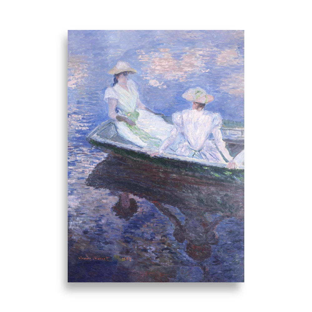 Poster - Claude Monet, On the Boat Claude Monet 21×30 cm artlia