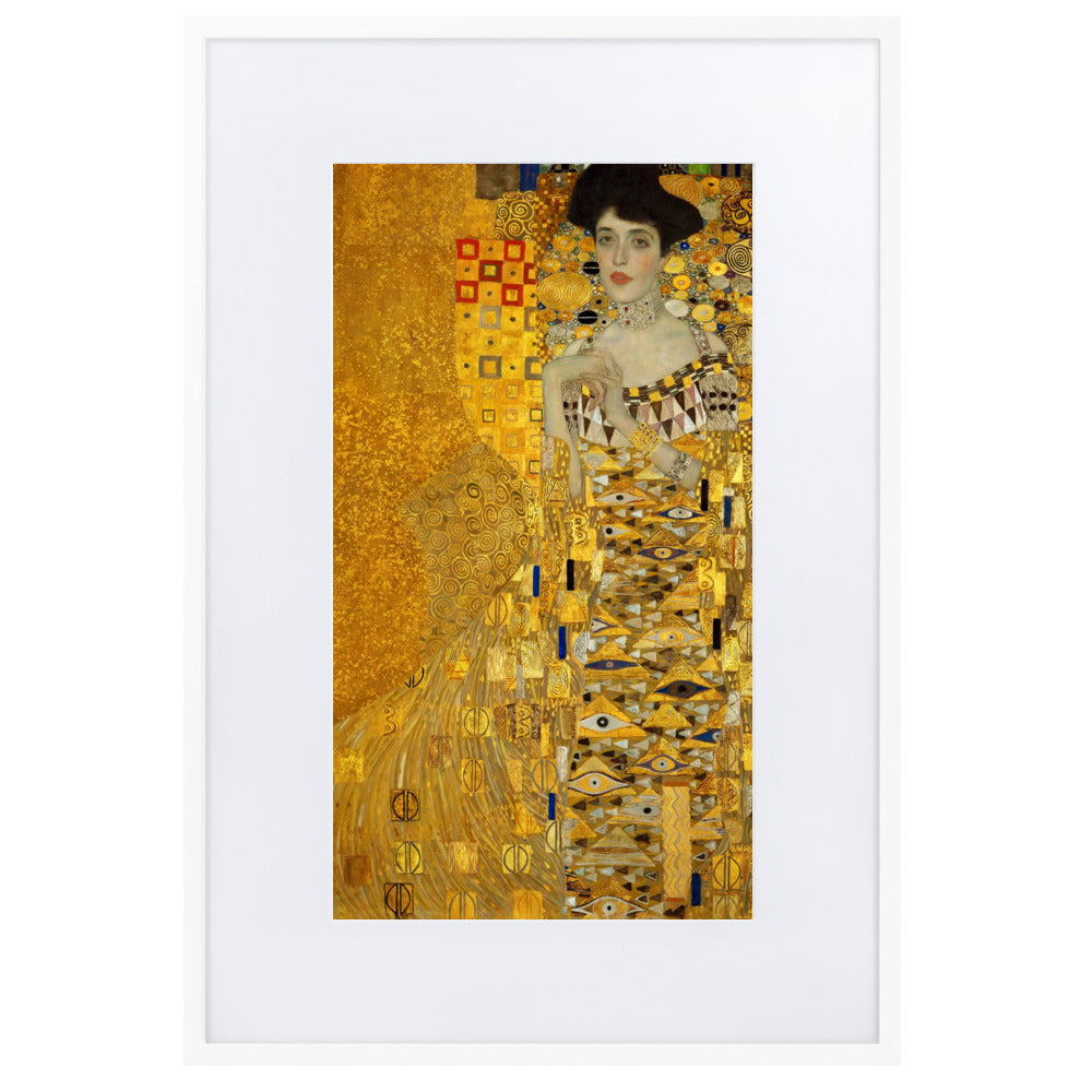 Poster mit Passepartout - Gustav Klimt, Adele Bloch-Bauer Gustav Klimt Weiß / 61×91 cm artlia