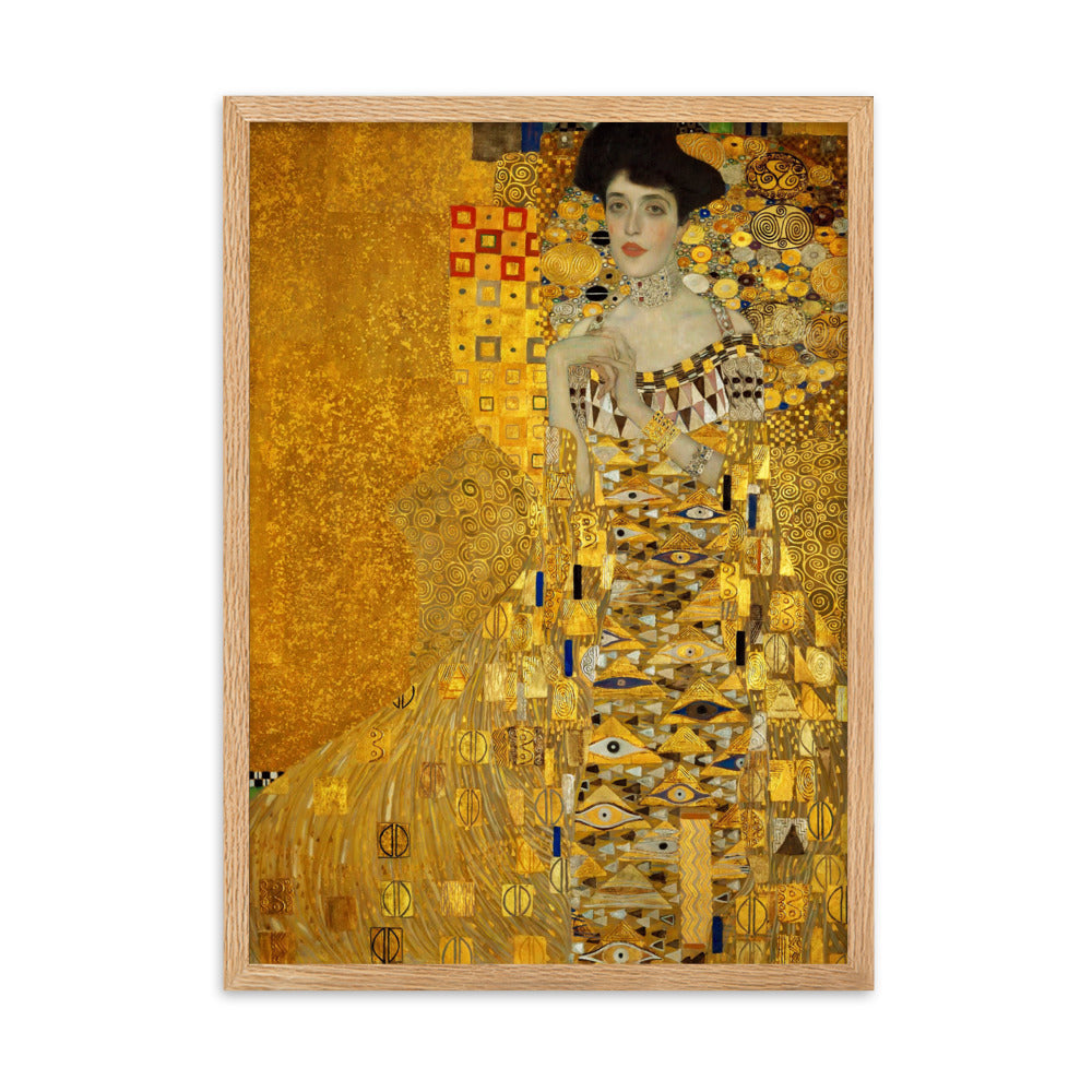 Poster mit Rahmen - Gustav Klimt, Adele Bloch-Bauer Gustav Klimt Oak / 50×70 cm artlia