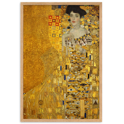 Poster mit Rahmen - Gustav Klimt, Adele Bloch-Bauer Gustav Klimt Oak / 61×91 cm artlia