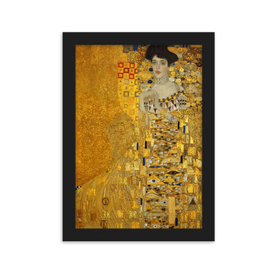 Poster mit Rahmen - Gustav Klimt, Adele Bloch-Bauer Gustav Klimt Schwarz / 21×30 cm artlia