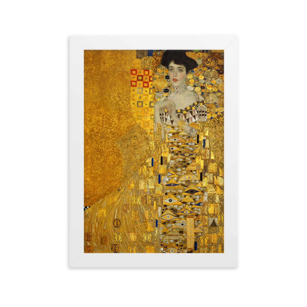 Poster mit Rahmen - Gustav Klimt, Adele Bloch-Bauer Gustav Klimt Weiß / 21×30 cm artlia