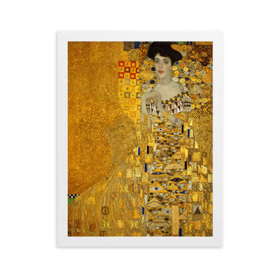Poster mit Rahmen - Gustav Klimt, Adele Bloch-Bauer Gustav Klimt Weiß / 30×40 cm artlia