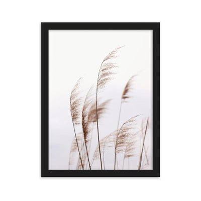 Reeds 01 - Poster im Rahmen artlia Schwarz / 30×40 cm artlia