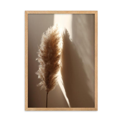 Reeds 02 - Poster im Rahmen artlia Oak / 50×70 cm artlia