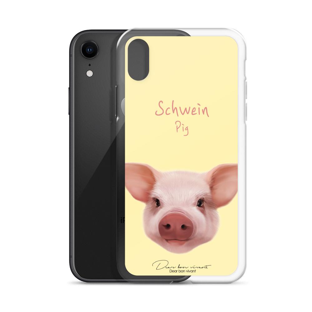 Schwein - iPhone Hülle dear.bon.vivant iPhone XR artlia