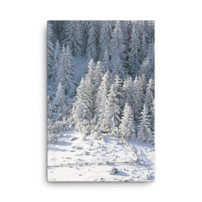 Snow Landscape 3 - Leinwand artlia 24″×36″ artlia