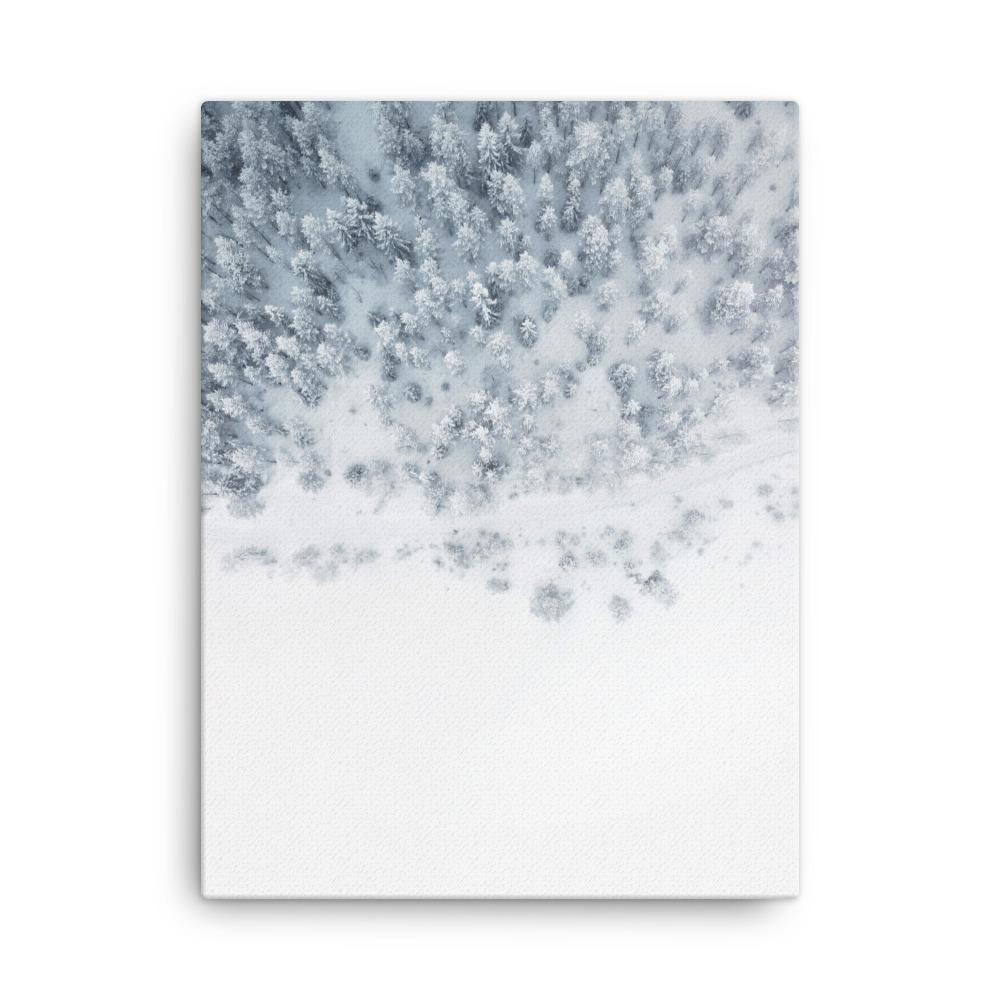 Snow Landscape 5 - Leinwand artlia 18″×24″ artlia