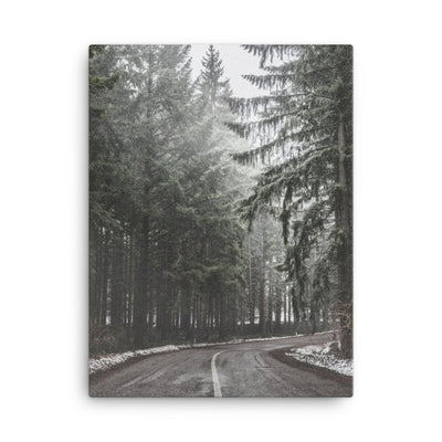 Snow Landscape 6 - Leinwand artlia 18″×24″ artlia