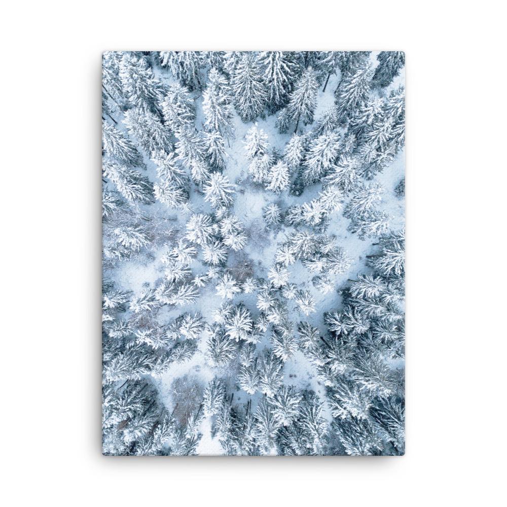 Snow Landscape 7 - Leinwand artlia 18″×24″ artlia