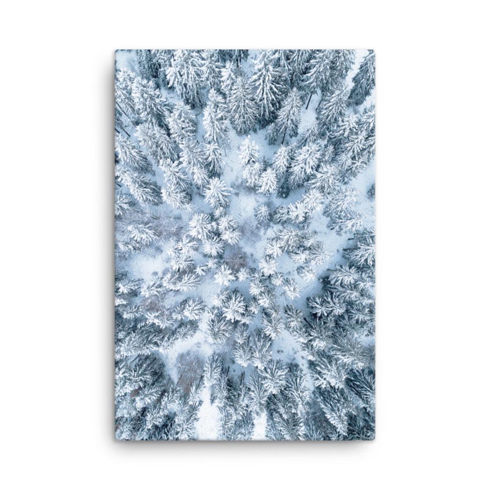 Snow Landscape 7 - Leinwand artlia 24″×36″ artlia