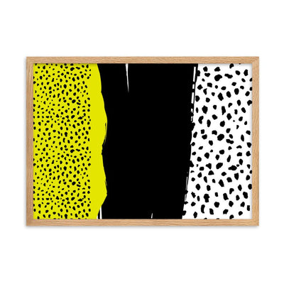 Spots - Poster im Rahmen artlia Oak / 50×70 cm artlia