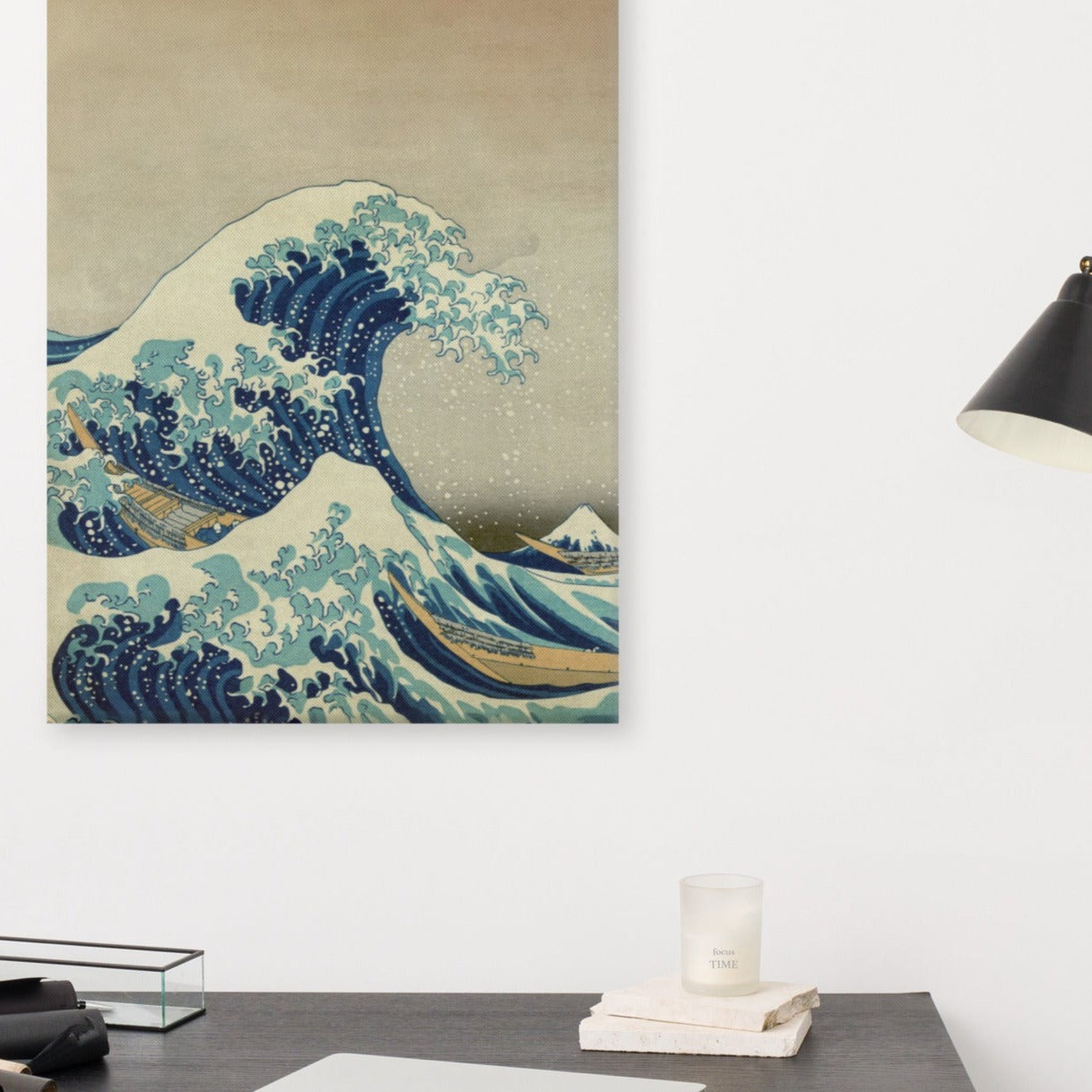 The Great Wave Hokusai - Leinwand Katsushika Hokusai artlia