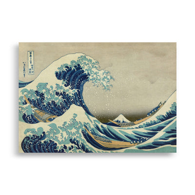The Great Wave Hokusai - Poster Katsushika Hokusai horizontal / 21×30 cm artlia