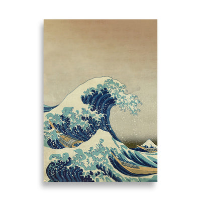 The Great Wave Hokusai - Poster Katsushika Hokusai vertical / 21×30 cm artlia