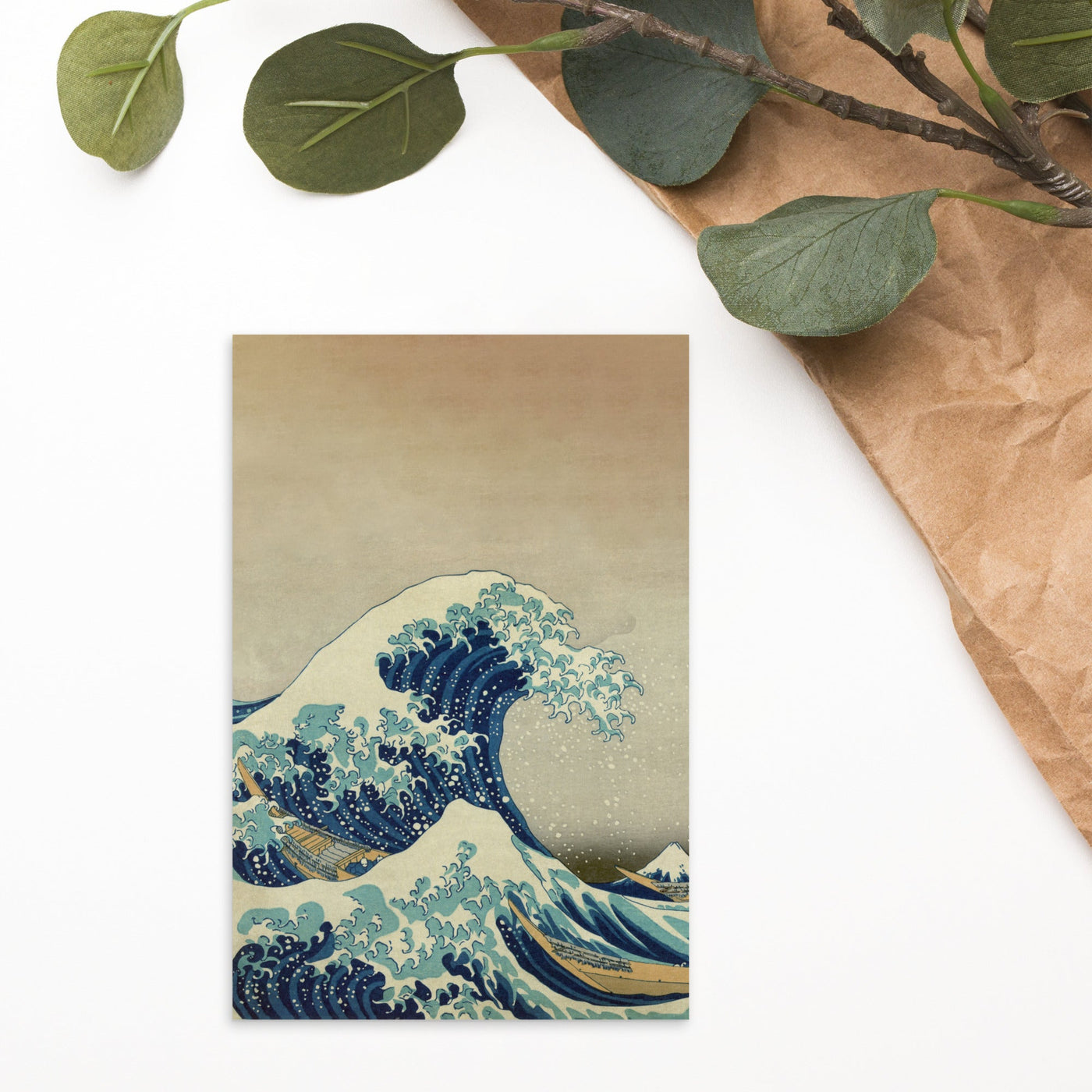 The Great Wave Hokusai - Postkarte Katsushika Hokusai artlia