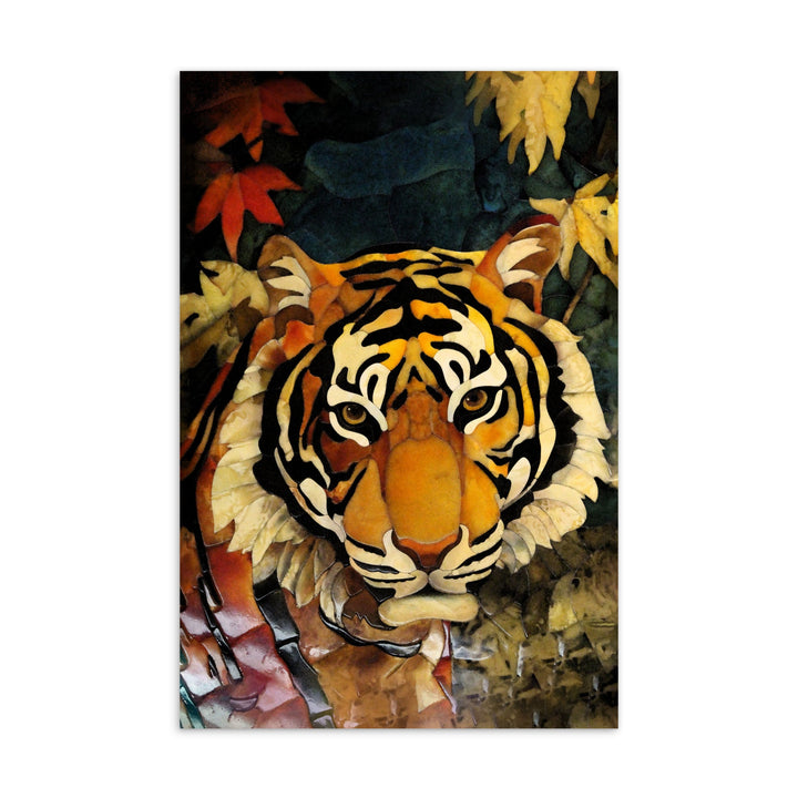 Tiger in Autumn - Postkarte Kuratoren von artlia artlia