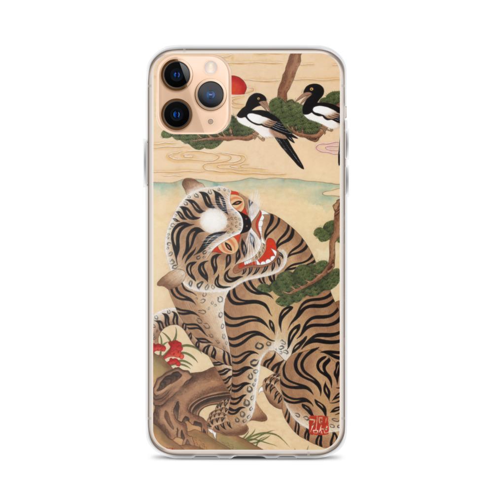 Tiger und Elster - Handyhülle Misun Kim iPhone 11 Pro Max artlia