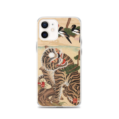 Tiger und Elster - Handyhülle Misun Kim iPhone 12 artlia