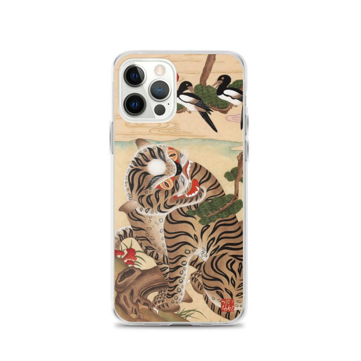 Tiger und Elster - Handyhülle Misun Kim iPhone 12 Pro artlia